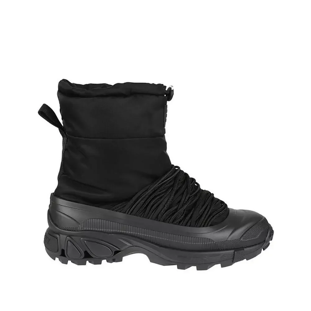 $1190 Burberry Men's Black Arthur Puffy Winter ❄️ Boots - EU44/US11